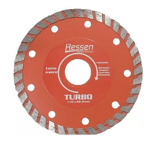 Disco Diamantado Turbo 110mm X 22,2mm 30461 Hessen