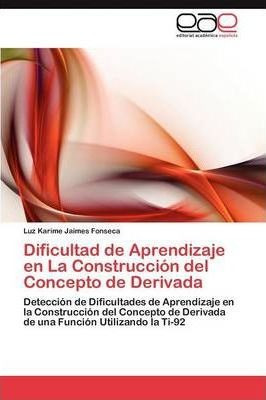 Dificultad De Aprendizaje En La Construccion Del Concepto...