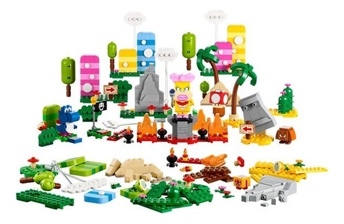 Kit Lego Super Mario Caja De Herramientas Creativas 71418 6+ 588