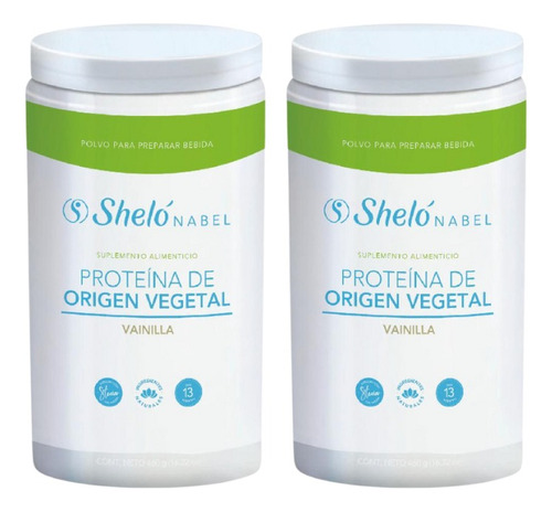 2 Pack Proteína De Origen Vegetal Shelo