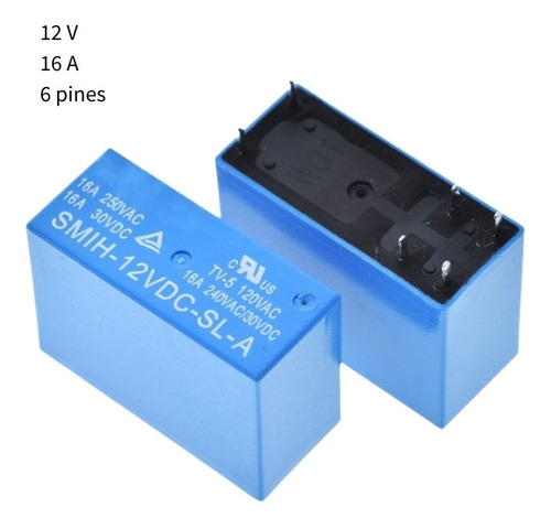 Relé 12 V 16 A 6 Pines Smih-12vdc-sl-a Power Relay