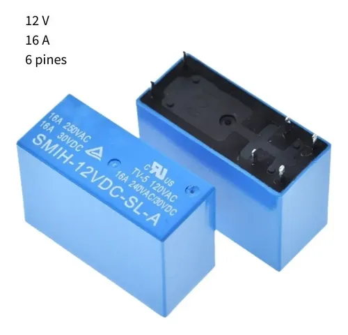 Relais Songle SMIH-12VDC-SL-A 6 Broches - 12V CC, Neuf Sous Blister