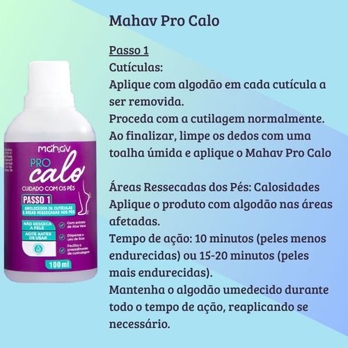 Kit Pro Calo Amolecedor De Calos E Cutículas + 100 Botinhas