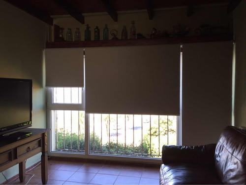 Cortinas Roller Blackout A Medida  Texturado Y Lavable