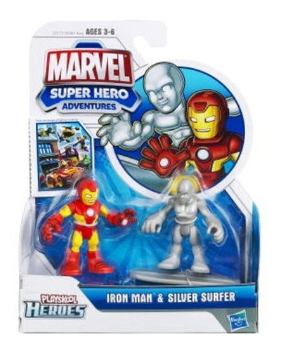 Pack Superhéroes Iron Man Y Silver Surfer