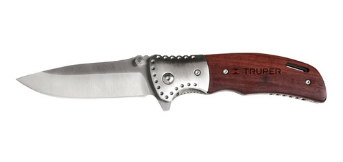 Imagen 1 de 3 de Navaja Abatible, Mango De Madera, 4-3/4' Truper 17023