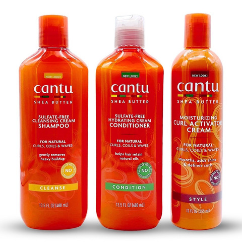 3pack Shampoo, Acondicionador Y Activador De Rizos Cantu