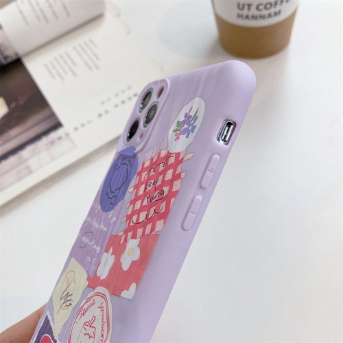 Iphone 11 Dibujo Animado Estuche Protectora Tpu Prueba