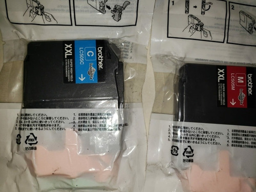 Imagen 3 de 3 de Pack 3 Cartuchos Tinta Original Brother Lc505y Lc505m Lc505c