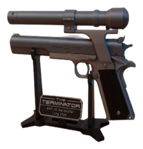 Pistola Replica Terminator Escala 1:1  Cosplay 3d  Calidad 