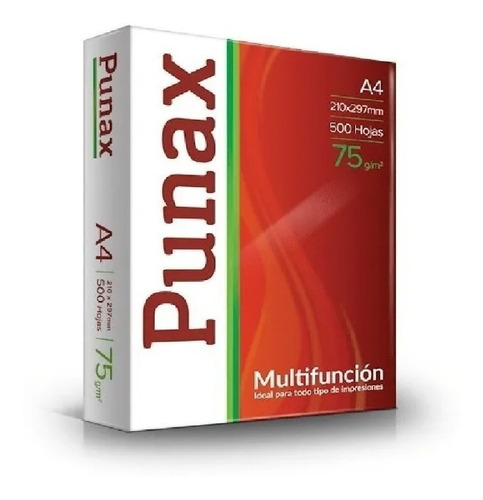 Papel Resma Punax A4 75 Gr