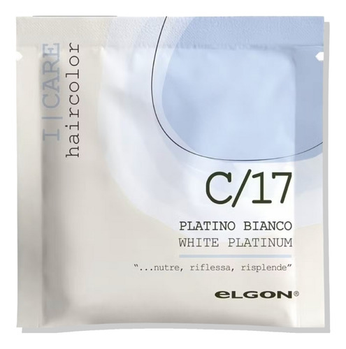 Sachet Pigmento I Care 25 Gr Elgon Tono I Care 17 PLATINO BLANCO