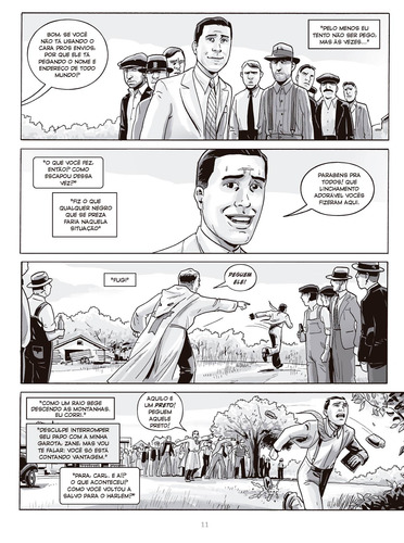 Incognegro, de Johnson, Mat. Editorial Editora Campos Ltda, capa mole em português, 2021