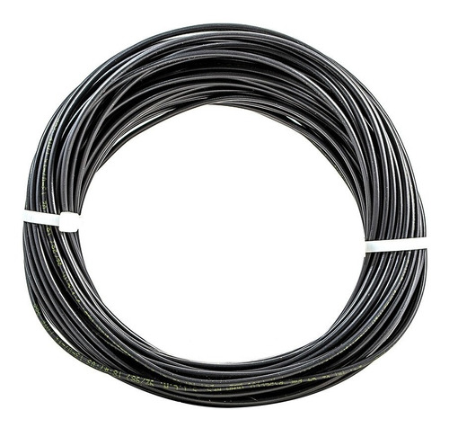 Cable Unipolar Flexible Pvc 1mm Negro Rollo X25m