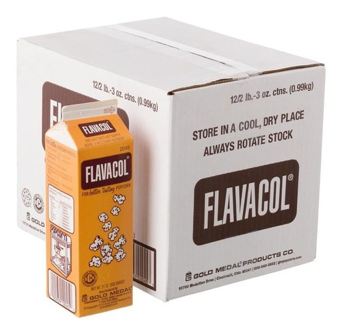 Sal Mantequilla  Palomitas Flavacol 12 Tetrapack Clasica