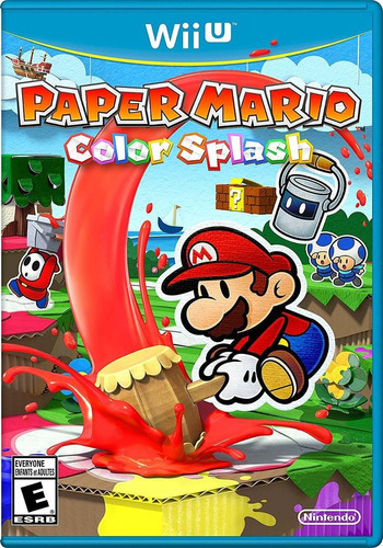Juego Paper Mario Color Splash Para Wii U - Y Sellado