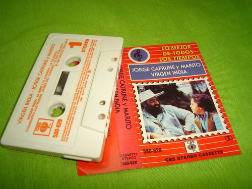 Jorge Cafrune Y Marito - Virgen India - Cassette Ind Arg