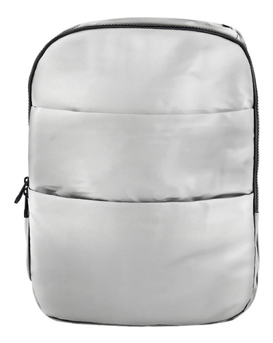 Imagen 3 de 5 de Mochila Urbana 6 Bolsillos División Notebook 14 Impermeable
