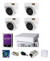 Comprar Kit Completo Dvr 04 Canais Hilook Hikvision+ 04 Câmeras Dome