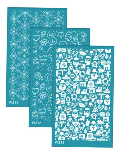 Estênceis De Serigrafia 3 Peças Para Ferramentas Estilo F