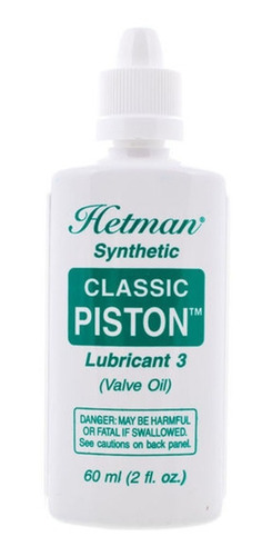 Aceite Especial Para Válvulas Trompeta Hetman 60ml 