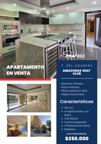 Lorena Inojosa Vende Apto En Res. Amazonas Golf Club.