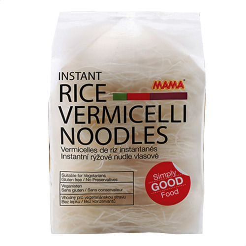 Imagen 1 de 6 de Fideos De Arroz Mama Rice Vermicelli Noodles Pasta