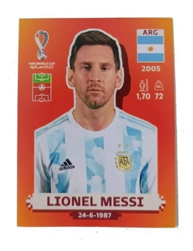 Messi + 250 Figuritas Sin Repetir Mundial Qatar Panini 