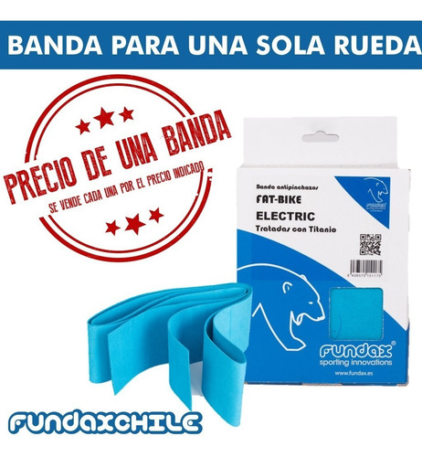 1 Banda Antipinchazo Fundax Fat-bike Electric (2,6-4 )