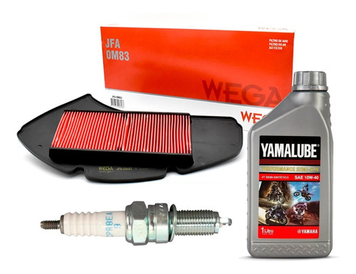 Kit Service Yamaha N Max 155 Yamalube + Aire + Bujía Ryd