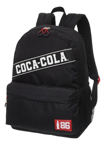 Mochila De Costas Coca Cola Elemental Pacific Cor Preto