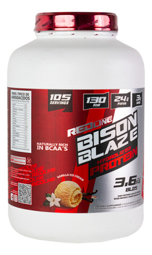 Redline Proteina Hidrolizada Bison Blaze Vainilla 3.6kg