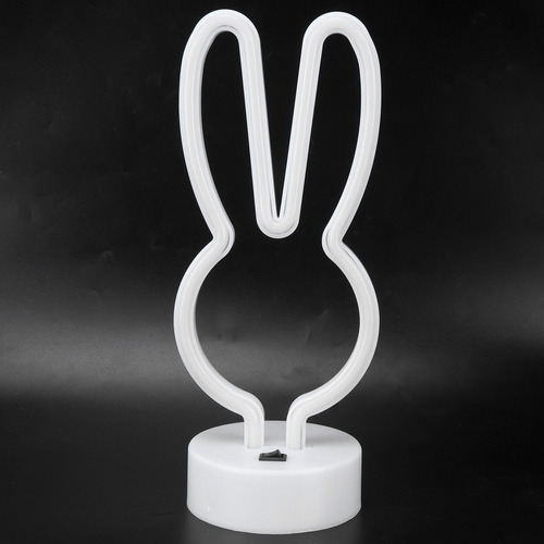 S Letrero Led De Neón Neon Rabbit S Cable Usb, Letrero De