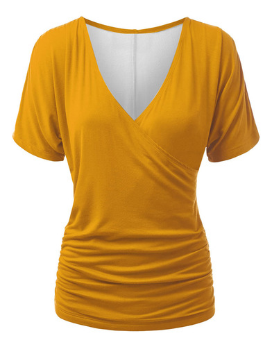 Camisetas D Para Mujer, Camisas De Manga Corta Con Cuello En