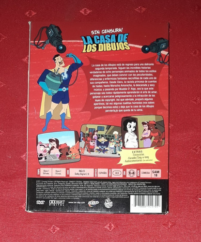 La Casa De Los Dibujos - Temporada 2 -2 Dvds Box Set Slipcas | MercadoLibre