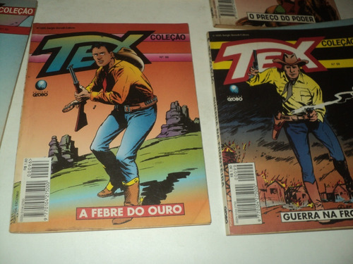 Lote 10 Gibis - Colelção Tex - Ed. Globo - Nº 90 A 99 (Usado)