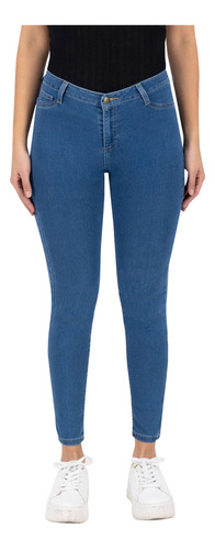 Pantalón Britos Jeans Mujer Skinny Azul 024497