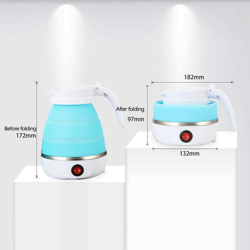 Aaaaaamini Hervidor Eléctrico Plegable Portátil De Calentami