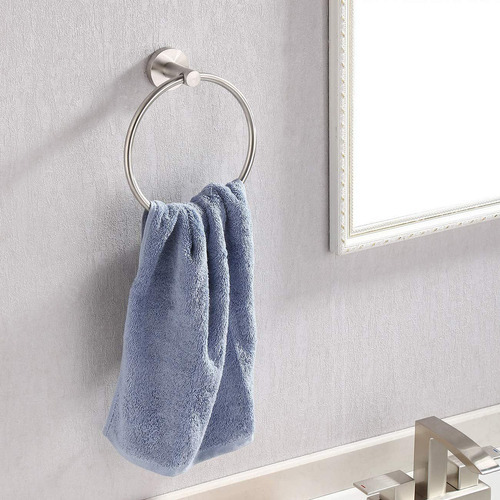 Kes A2180, Toallero, Montado A La Pared, Con Anillos, De Ace