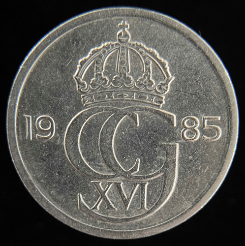 Suecia, 50 Ore, 1985. Carl Xvl Gustaf. Xf