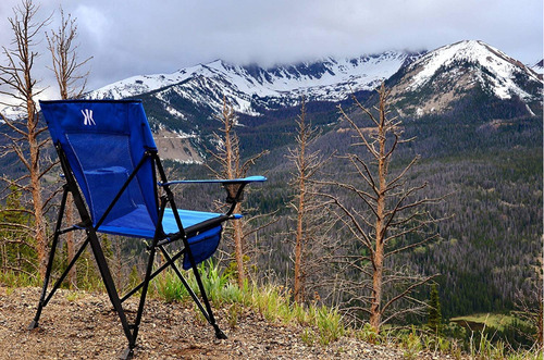 Silla Portátil De Campamento Y Deportes De Metal