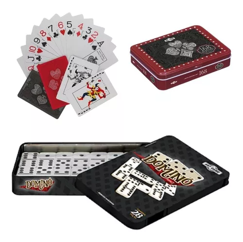 Kit Jogo De Dominó 28 Peças + Estojo Art Game - Compre Agora