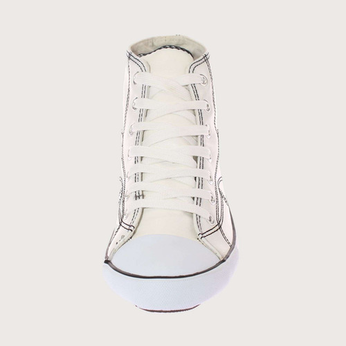 Zapatilla Lona Blanco Vía Franca Art. 5dsco1086blanco