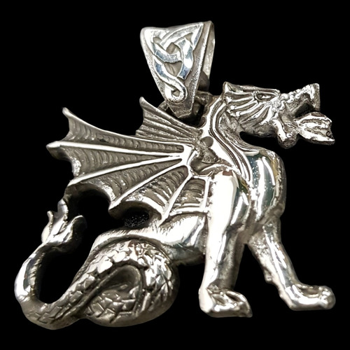 Dije Dragon Chino En Plata 17 Gr 4,5 X 4,5 Cm Art 603