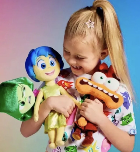 Disney Peluche Ansiedad Inside Out Intensamente 2 . Color Naranja