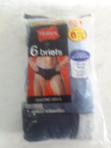 Set De 6 Calzoncillos Hanes, Hombre Talla M