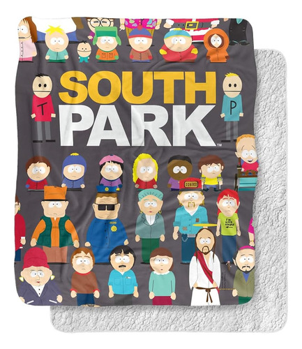 Manta De South Park, 50  X60 , Manta De Fundición Completa C