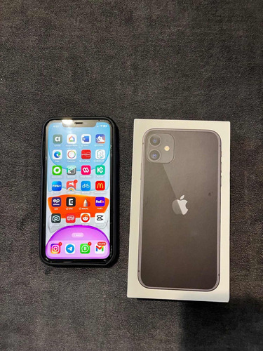 iPhone 11 128gb A2221 Black Con Caja Y Factura 