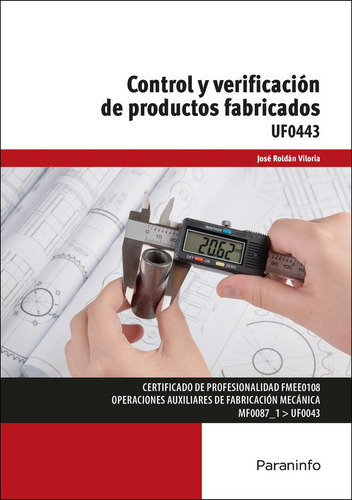 Libro Control Y Verificacion De Productos Fabricados - Ro...