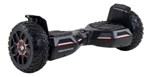 Skate eléctrico hoverboard Novaride NRB20 Negro/Rojo 8.5"